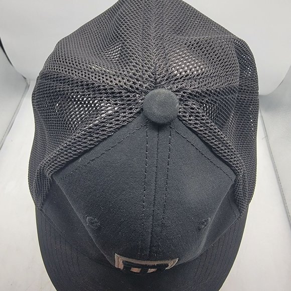 Nike Golf Tiger Woods Adults Trucker Hat Black Breathable Adjustable Casual - Picture 6 of 10